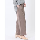 麻調合繊 ベルト付き ワイドパンツ(セットアップ可能) | TAKA-Q WOMEN | 詳細画像14
