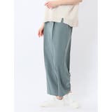 麻調合繊 ベルト付き ワイドパンツ(セットアップ可能) | TAKA-Q WOMEN | 詳細画像22