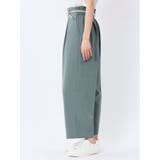 麻調合繊 ベルト付き ワイドパンツ(セットアップ可能) | TAKA-Q WOMEN | 詳細画像27