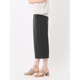 麻調合繊 ボタン付き クロップドパンツ(セットアップ可能) | TAKA-Q WOMEN | 詳細画像14