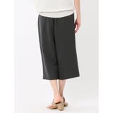 麻調合繊 ボタン付き クロップドパンツ(セットアップ可能) | TAKA-Q WOMEN | 詳細画像15