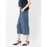 麻調合繊 ボタン付き クロップドパンツ(セットアップ可能) | TAKA-Q WOMEN | 詳細画像24