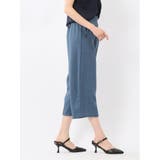 麻調合繊 ボタン付き クロップドパンツ(セットアップ可能) | TAKA-Q WOMEN | 詳細画像26