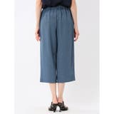 麻調合繊 ボタン付き クロップドパンツ(セットアップ可能) | TAKA-Q WOMEN | 詳細画像30