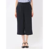 麻調合繊 ボタン付き クロップドパンツ(セットアップ可能) | TAKA-Q WOMEN | 詳細画像38