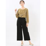 ストレッチ ボタン付き ワンタック ワイドパンツ | TAKA-Q WOMEN | 詳細画像17 
