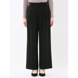 ストレッチ 両面起毛 ツータック ワイドパンツ | TAKA-Q WOMEN | 詳細画像18 