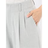 ストレッチ 両面起毛 ツータック ワイドパンツ | TAKA-Q WOMEN | 詳細画像9 