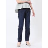 75紺 | 接触冷感 ストレッチ ストレートデニム | TAKA-Q WOMEN