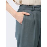ベルト付き タックテーパードパンツ | TAKA-Q WOMEN | 詳細画像21 