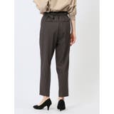 ベルト付き タックテーパードパンツ | TAKA-Q WOMEN | 詳細画像3 