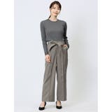 リボンベルト付き ワイドパンツ | TAKA-Q WOMEN | 詳細画像19 