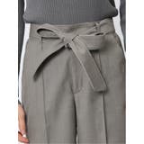 リボンベルト付き ワイドパンツ | TAKA-Q WOMEN | 詳細画像23 