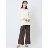 リボンベルト付き ワイドパンツ | TAKA-Q WOMEN | 詳細画像30 