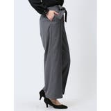 リボンベルト付き ワイドパンツ | TAKA-Q WOMEN | 詳細画像4 