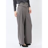 ウエストデザイン ワイドパンツ | TAKA-Q WOMEN | 詳細画像15