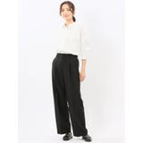 ストレッチ ワンタック ワイドパンツ | TAKA-Q WOMEN | 詳細画像14 