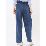ストレッチ ワンタック ワイドパンツ | TAKA-Q WOMEN | 詳細画像30 