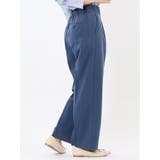 ストレッチ ワンタック ワイドパンツ | TAKA-Q WOMEN | 詳細画像31 