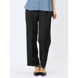 ハンチ/HUNCH リネンライク タックストレートパンツ | TAKA-Q WOMEN | 詳細画像1 