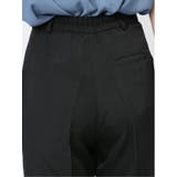 ハンチ/HUNCH リネンライク タックストレートパンツ | TAKA-Q WOMEN | 詳細画像10 