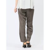 ハンチ/HUNCH リネンライク タックストレートパンツ | TAKA-Q WOMEN | 詳細画像15 