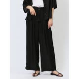 ハンチ/HUNCH COOL TOUCH タックストレートパンツ | TAKA-Q WOMEN | 詳細画像1 