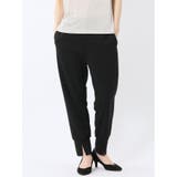 05黒 | ストレッチ ジョガーパンツ | TAKA-Q WOMEN