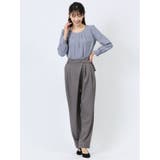 共ベルト付き ラップパンツ | TAKA-Q WOMEN | 詳細画像15 