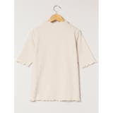 ストレッチレース調 ハイネック半袖プルオーバー | TAKA-Q WOMEN | 詳細画像13