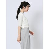 ストレッチレース調 ハイネック半袖プルオーバー | TAKA-Q WOMEN | 詳細画像17