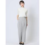 ストレッチレース調 ハイネック半袖プルオーバー | TAKA-Q WOMEN | 詳細画像18