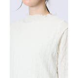 ストレッチレース調 ハイネック半袖プルオーバー | TAKA-Q WOMEN | 詳細画像22