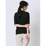 ストレッチレース調 ハイネック半袖プルオーバー | TAKA-Q WOMEN | 詳細画像28