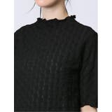 ストレッチレース調 ハイネック半袖プルオーバー | TAKA-Q WOMEN | 詳細画像34