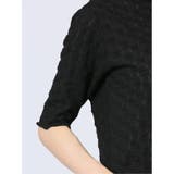 ストレッチレース調 ハイネック半袖プルオーバー | TAKA-Q WOMEN | 詳細画像35