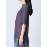 ストレッチレース調 ハイネック半袖プルオーバー | TAKA-Q WOMEN | 詳細画像44