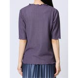 ストレッチレース調 ハイネック半袖プルオーバー | TAKA-Q WOMEN | 詳細画像45