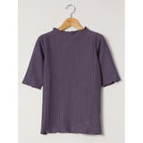 ストレッチレース調 ハイネック半袖プルオーバー | TAKA-Q WOMEN | 詳細画像48