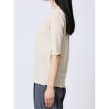 ストレッチレース調 ハイネック半袖プルオーバー | TAKA-Q WOMEN | 詳細画像8