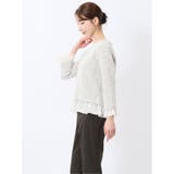 カットツイード レイヤード風プルオーバー | TAKA-Q WOMEN | 詳細画像15
