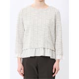 カットツイード レイヤード風プルオーバー | TAKA-Q WOMEN | 詳細画像19