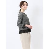 カットツイード レイヤード風プルオーバー | TAKA-Q WOMEN | 詳細画像4