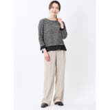 カットツイード レイヤード風プルオーバー | TAKA-Q WOMEN | 詳細画像5