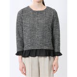 カットツイード レイヤード風プルオーバー | TAKA-Q WOMEN | 詳細画像6