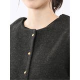 ストレッチウォッシャブル ウーリッシュ クルーカーディガン(セットアップ可能) | TAKA-Q WOMEN | 詳細画像9 