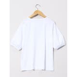 綿スムス クルーネック パフギャザーTシャツ | TAKA-Q WOMEN | 詳細画像12