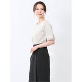 綿スムス クルーネック パフギャザーTシャツ | TAKA-Q WOMEN | 詳細画像14