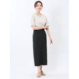 綿スムス クルーネック パフギャザーTシャツ | TAKA-Q WOMEN | 詳細画像17