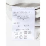 綿スムス クルーネック パフギャザーTシャツ | TAKA-Q WOMEN | 詳細画像25